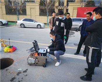 雨污水管道檢測現(xiàn)場圖片（GTR200機器人2021.11.27）